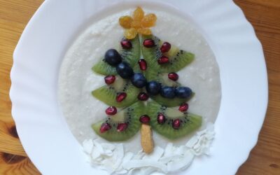 Karácsonyi reggeli kása gyümölcsökkel