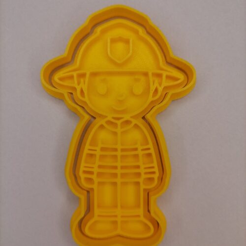 Tűzoltófiú sütikiszúró és pecsét