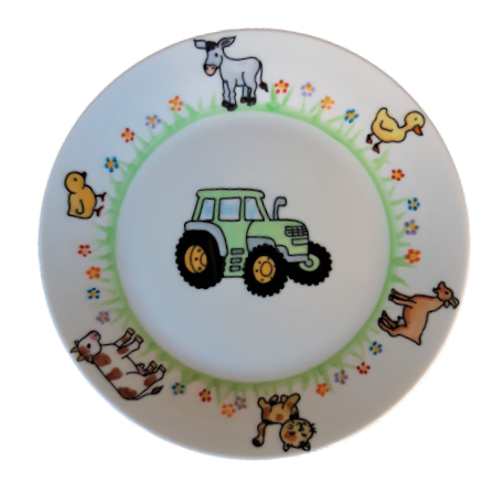 MESE traktoros kistányér