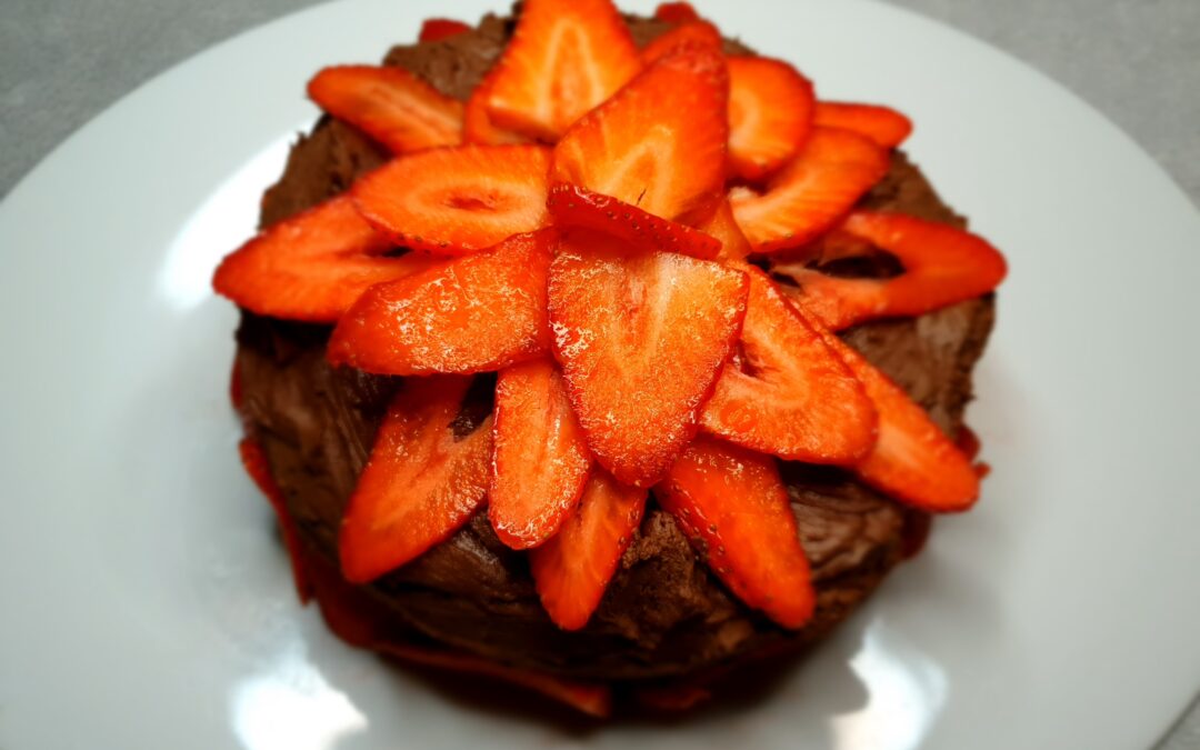 Csupacsokis – epres torta