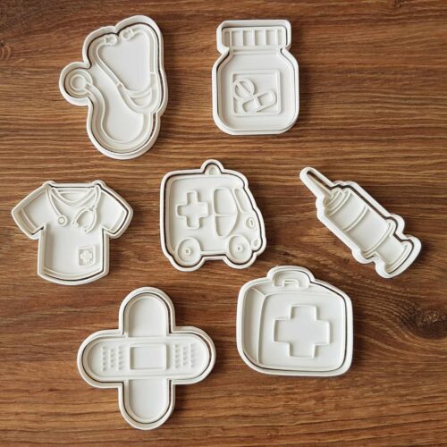 ORVOSOS sütiszaggató és pecsét szett 7 darabos