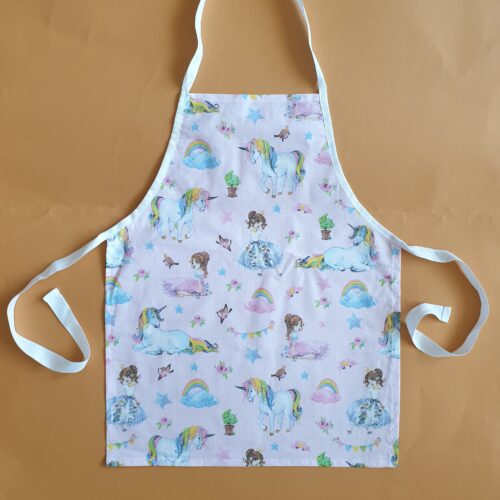 Kislány kötény, SZIVÁRVÁNYOS UNIKORNIS