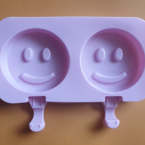 Szilikon JÉGKRÉM és SÜTINYALÓKA készítő forma, SMILEY