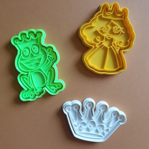 Békakirályos sütiszaggató és pecsét szett (3 darabos)