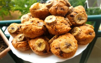 Banános-csokicseppes muffin