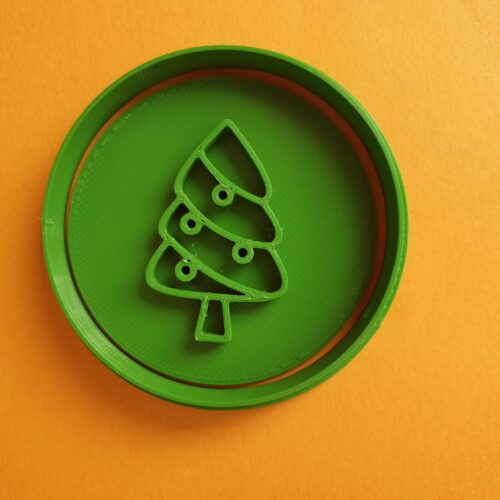 KARÁCSONYFA (kerek) sütiszaggató és pecsét