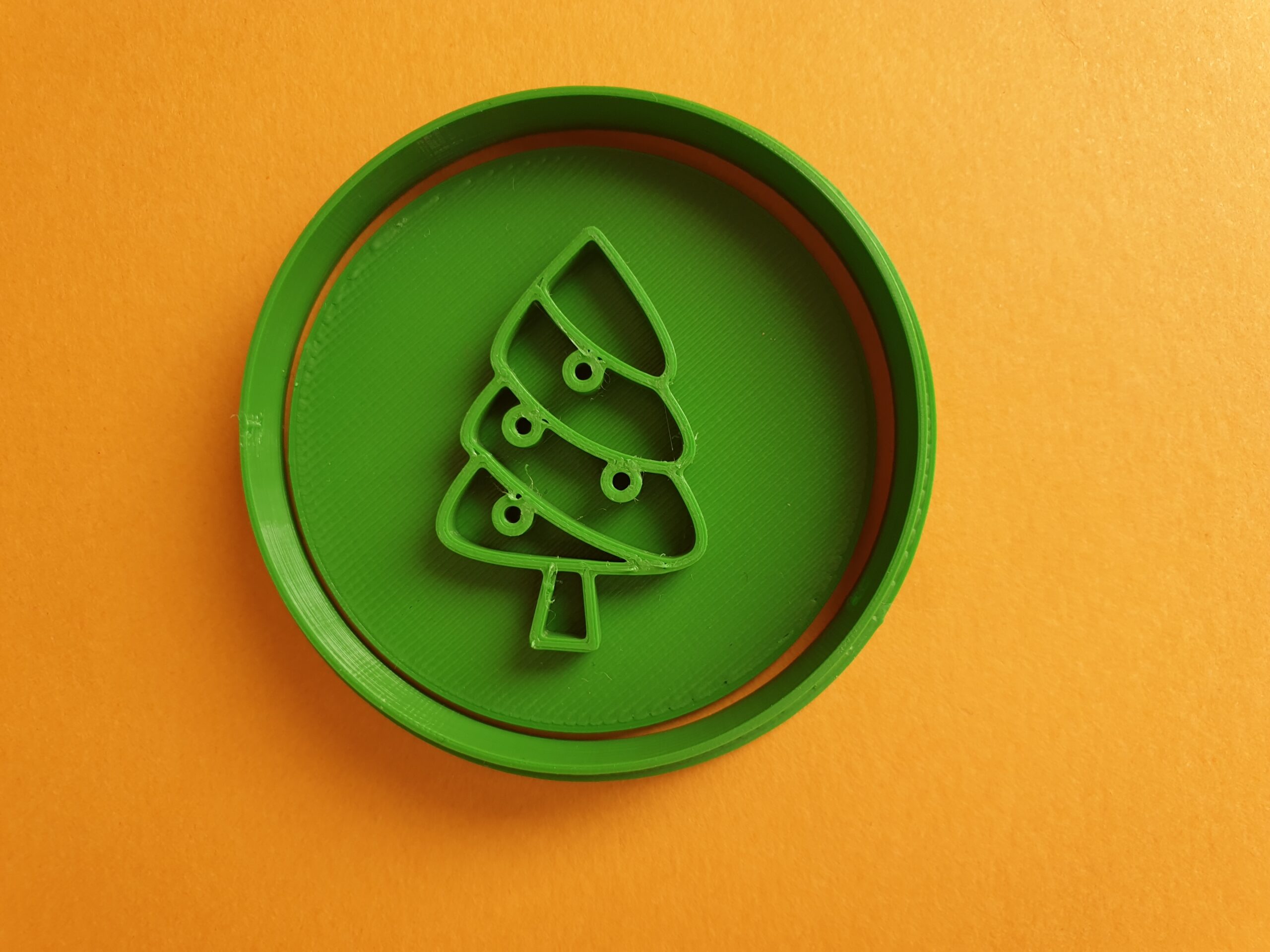 KARÁCSONYFA (kerek) sütiszaggató és pecsét