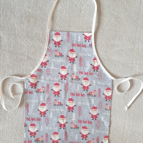 Mikulás kötény (szürke)