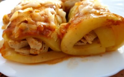 Paradicsomos cukkinitekercsek