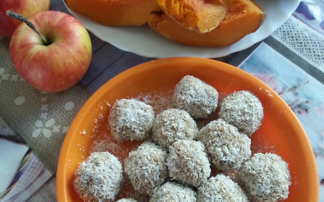 Sütőtökös-almás energiagolyó