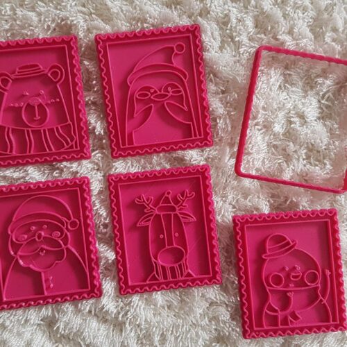 MESE Sütiszaggató és pecsét 6 részes (5 figura és 1 keret)