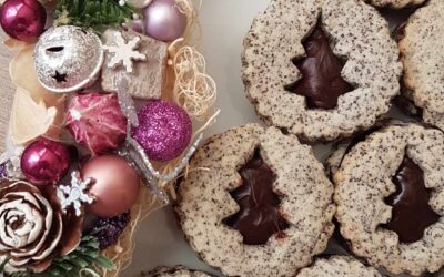 Mákos-csokis karácsonyi linzer