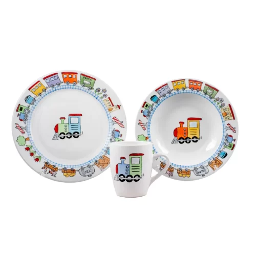 MESE Vonatos étkészlet