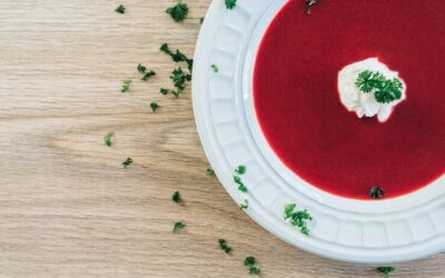 Hideg eperkrémleves