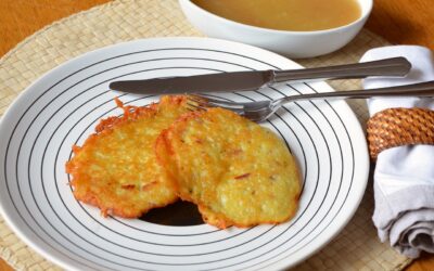 Édesburgonya tócsni