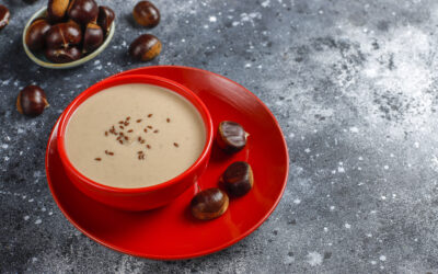 Tejszínes gesztenyekrémleves