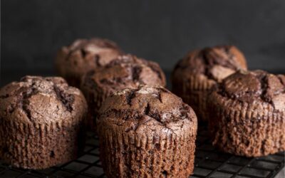 Csupacsokis zabos-joghurtos muffin